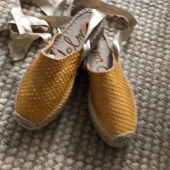 Sam Edelman INNA Lace Up Espadrille Flats NWT - Picture 4 of 5